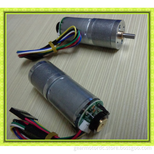 low rpm encoder 24v gear motor with mini dc gearbox